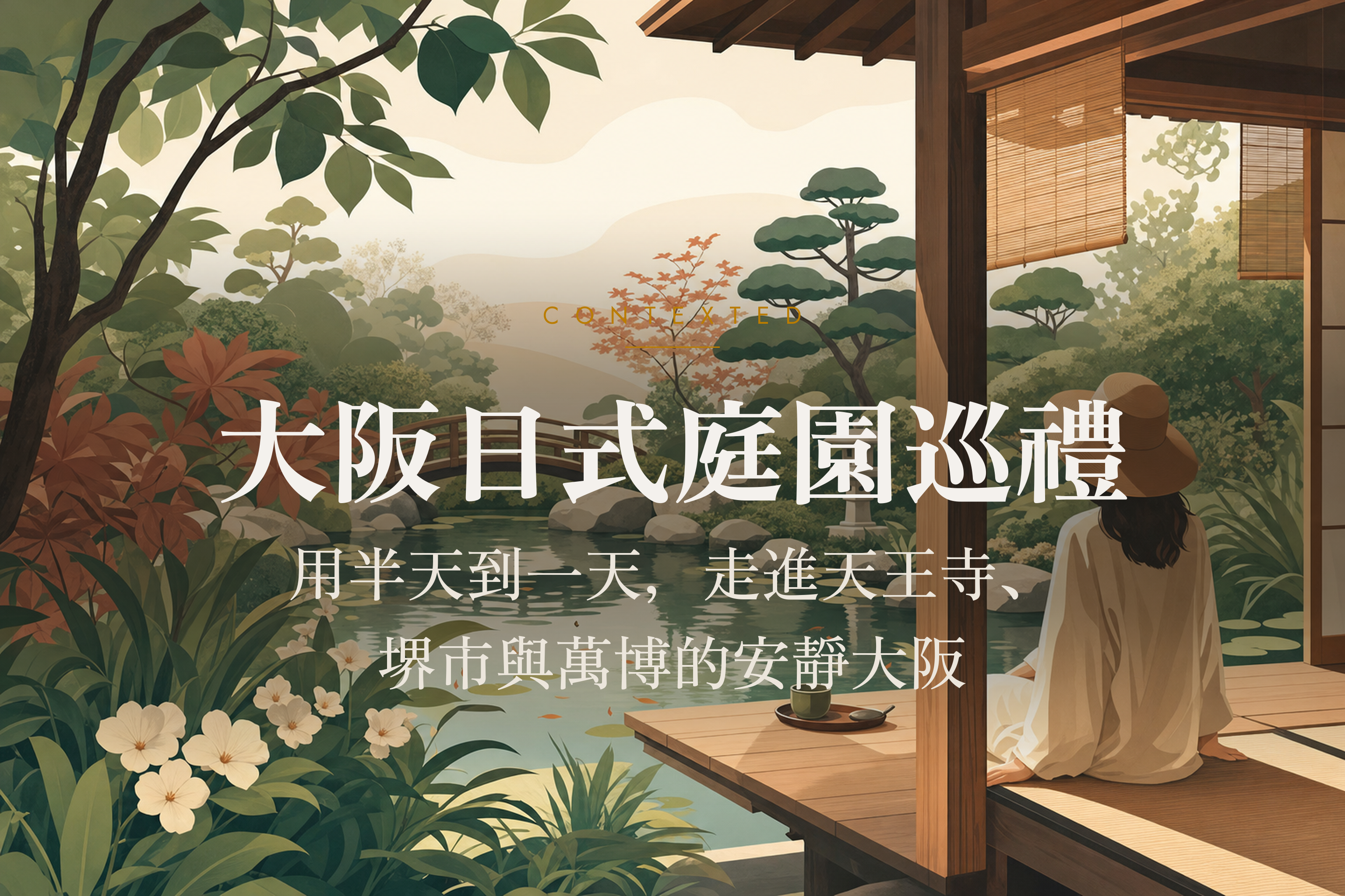 大阪日式庭園巡禮：用半天到一天，走進天王寺、堺市與萬博的安靜大阪 アイキャッチ