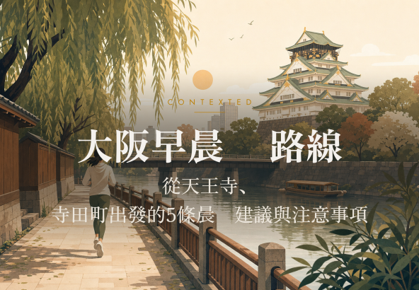 大阪早晨跑步路線：從天王寺、寺田町出發的5條晨跑建議與注意事項 アイキャッチ