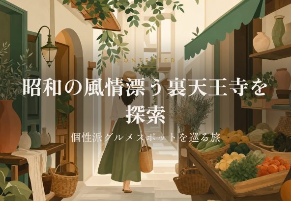 昭和の風情漂う裏天王寺を探索｜個性派グルメスポットを巡る旅 アイキャッチ