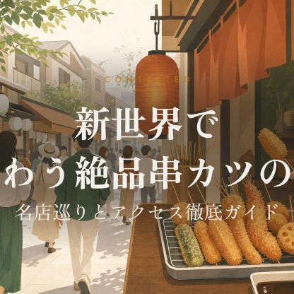 新世界で味わう絶品串カツの旅｜名店巡りとアクセス徹底ガイド アイキャッチ