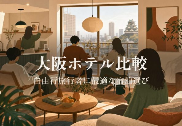 大阪ホテル比較：自由行旅行者に最適な宿泊選び