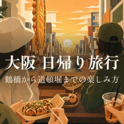 大阪 日帰り旅行: 鶴橋から道頓堀までの楽しみ方