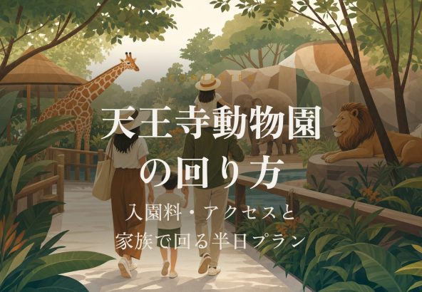 天王寺動物園の回り方｜入園料・アクセスと家族で回る半日プラン アイキャッチ