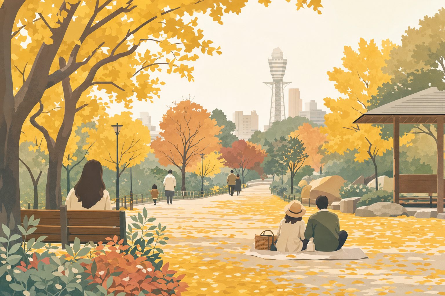 天王寺の紅葉スポット5選｜庭園から公園まで、混雑を避ける歩き方 のイメージ 1