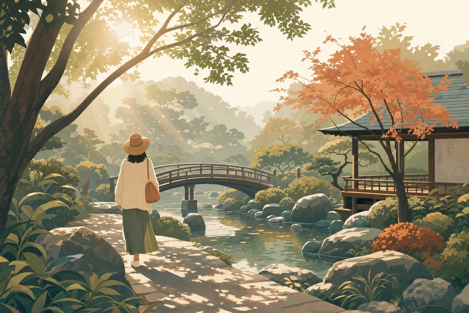 天王寺の紅葉スポット5選｜庭園から公園まで、混雑を避ける歩き方 のイメージ 2