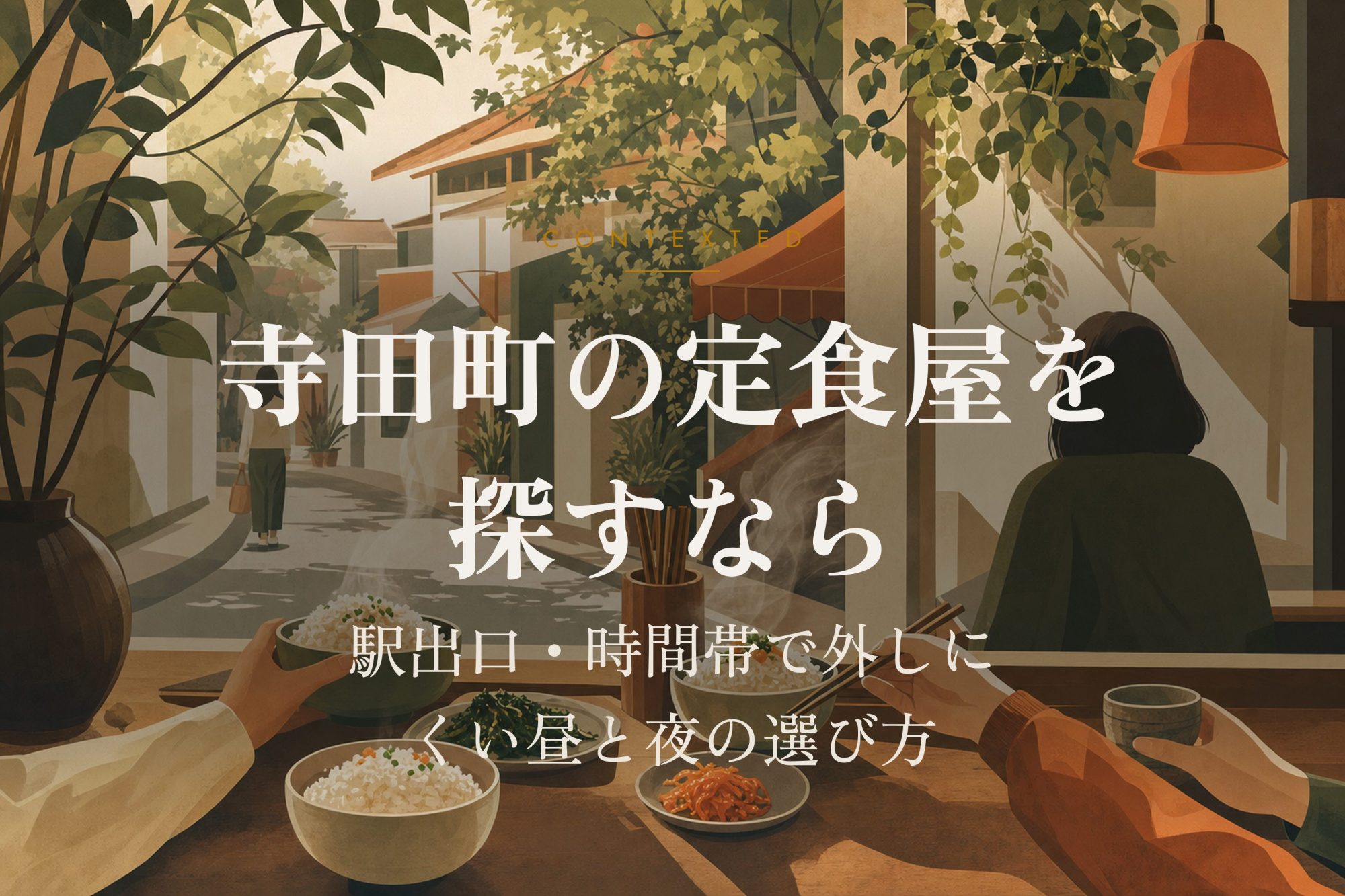 寺田町の定食屋を探すなら｜駅出口・時間帯で外しにくい昼と夜の選び方 アイキャッチ
